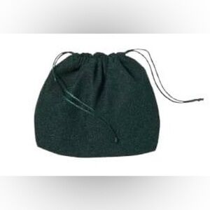 🤩 $5 SALE! 🤩 NWT Ulta Drawstring Sparkly Dark Green Drawstring Makeup Bag